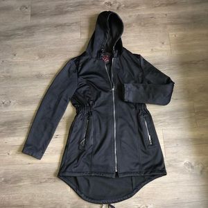 Long black women’s jacket